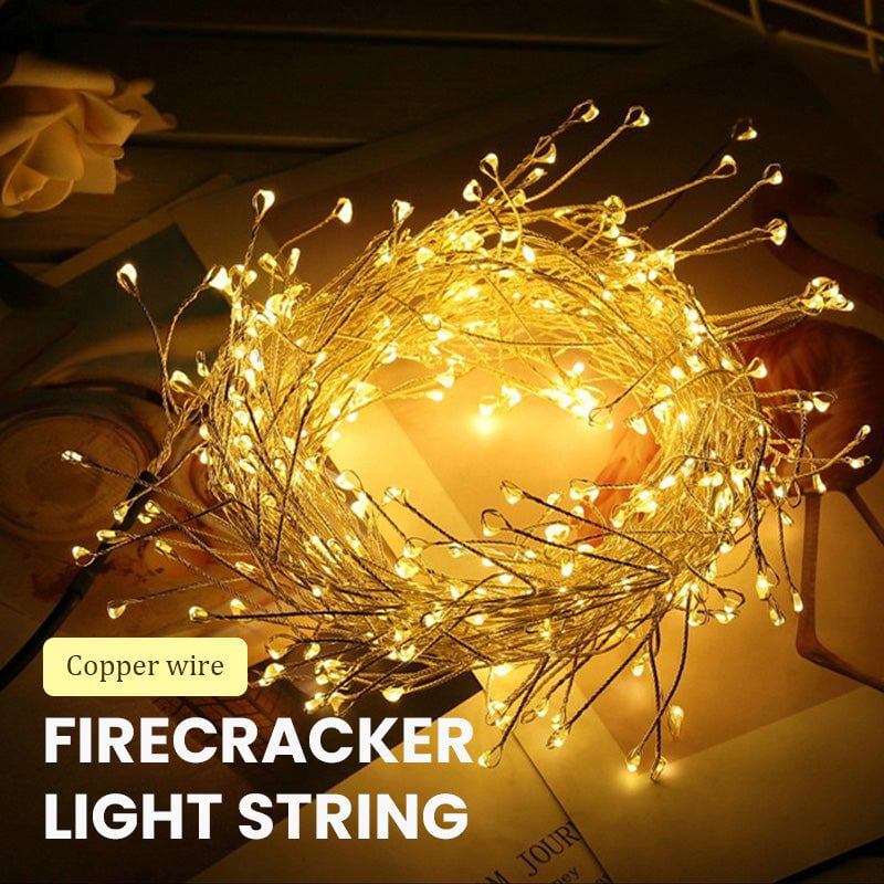 ✨Early Christmas Promotion🎁-Copper Wire Firecracker Light String