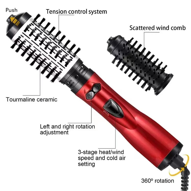 🎉Hot Sale 49% OFF🎁3-in-1 hot air styling tool and rotating hair dryer