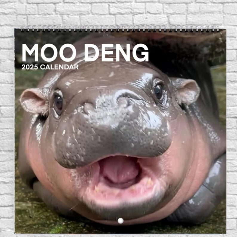 ✨Moo Deng Calendar | 2025 Calendar