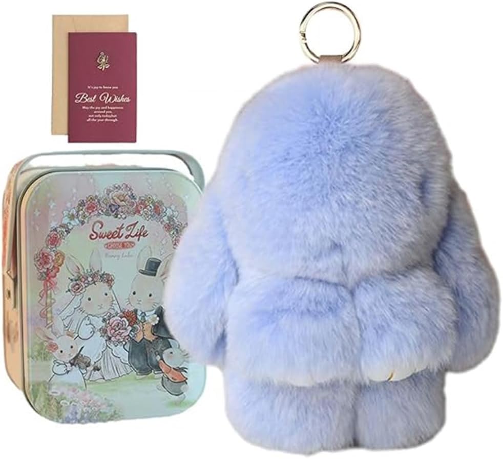 🔥Hot Sale 49% Off🔥-Handmade Soft Charms Bunny Keychain🐰